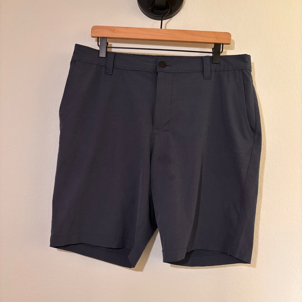 Banana Republic Shorts Core Temp 36 Ripstop Stretch Navy Blue Gorpcore Techwear